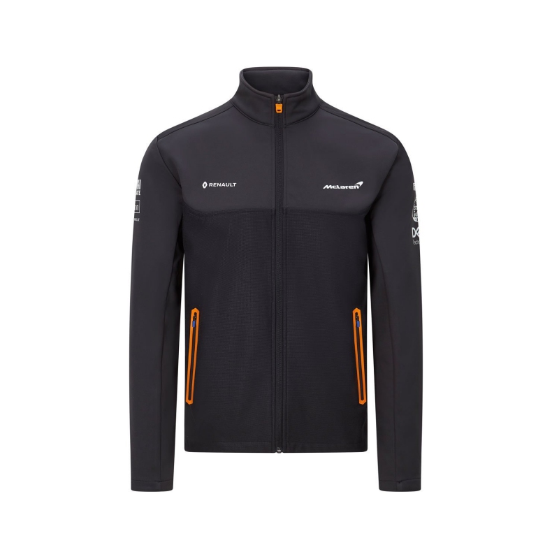 Mclaren Honda pánská bunda softshell black F1 Team 2020