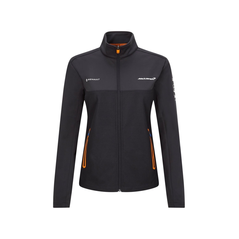 Mclaren Honda dámská bunda Softshell Jacket Black F1 Team 2020