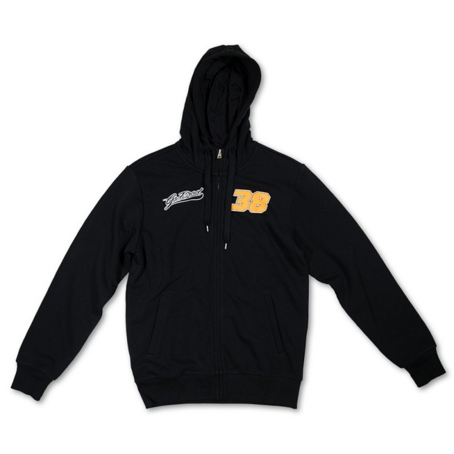 Bradley Smith pánská mikina s kapucí black 38