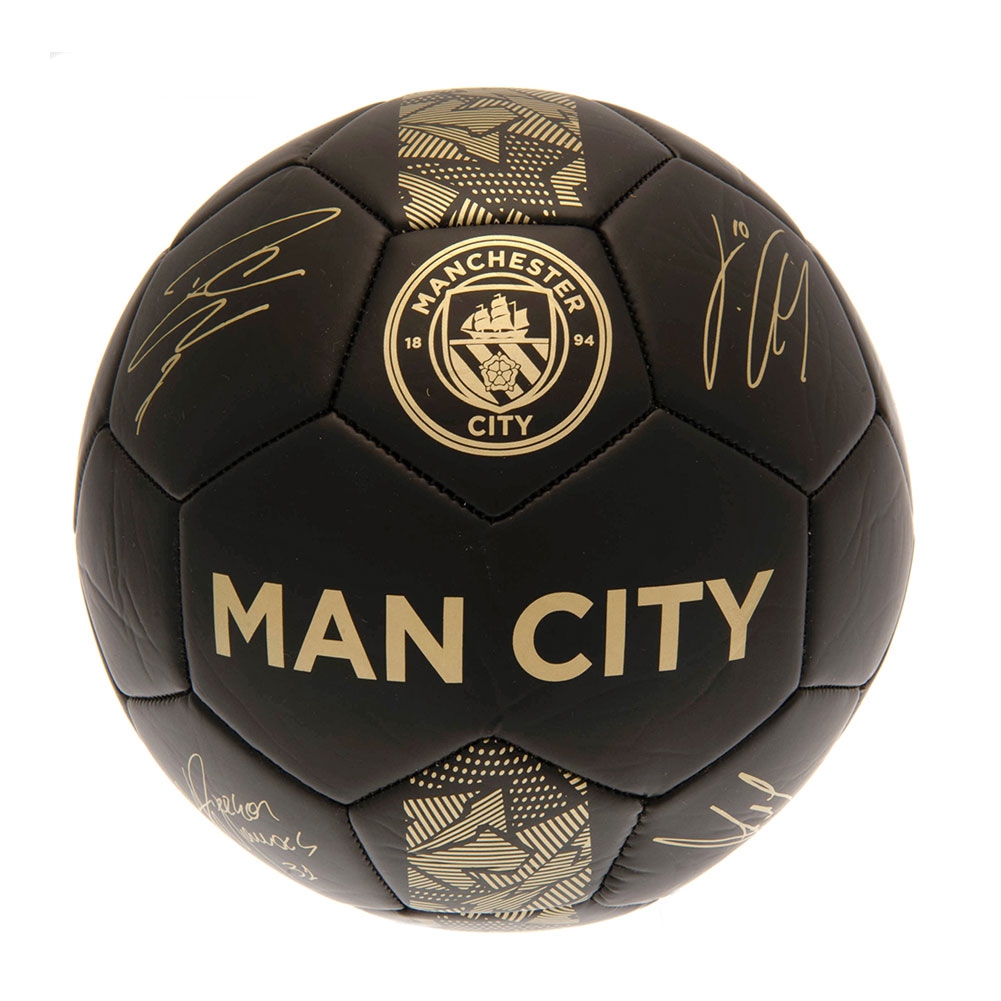 Manchester City fotbalový mini míč Skill Ball Signature Gold PH size 1