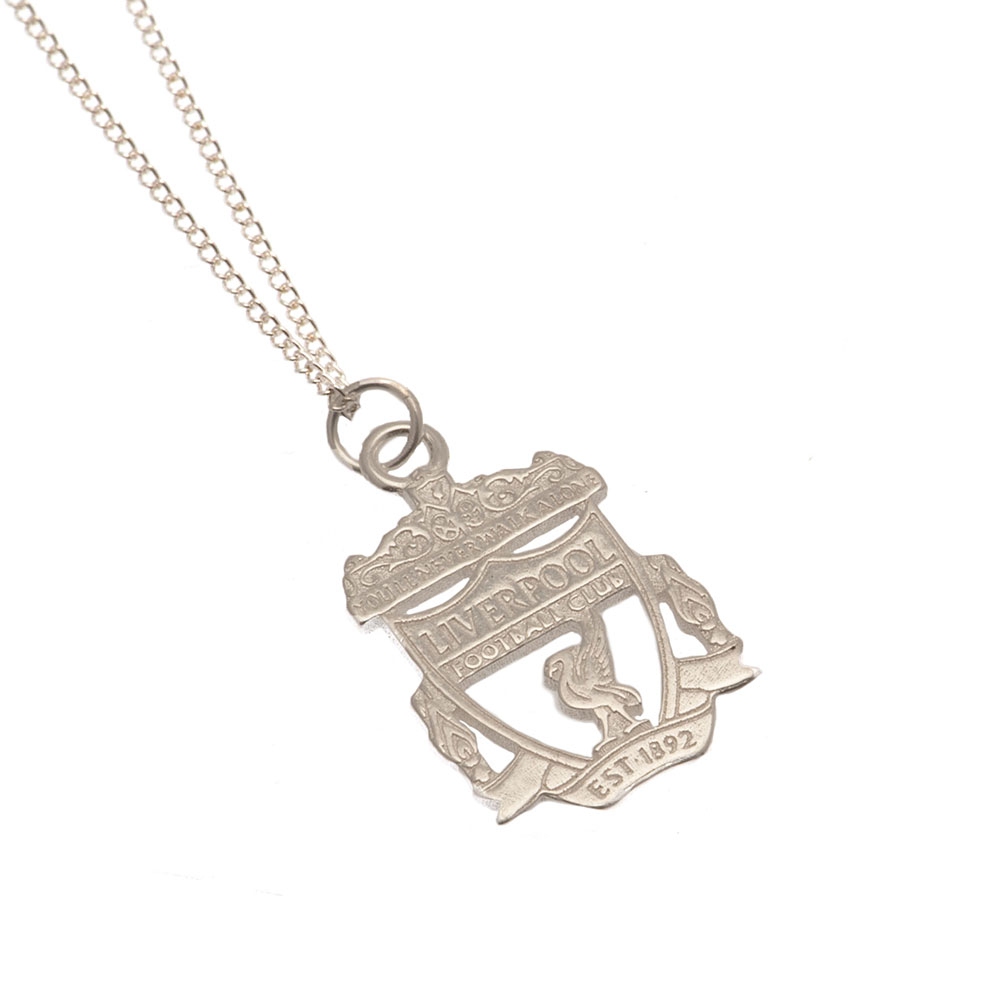 FC Liverpool řetízek na krk s přívěškem Sterling Silver Pendant & Chain CR Small