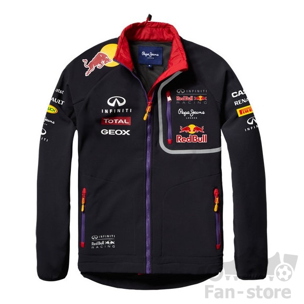 Red Bull Racing pánská bunda softshell blau