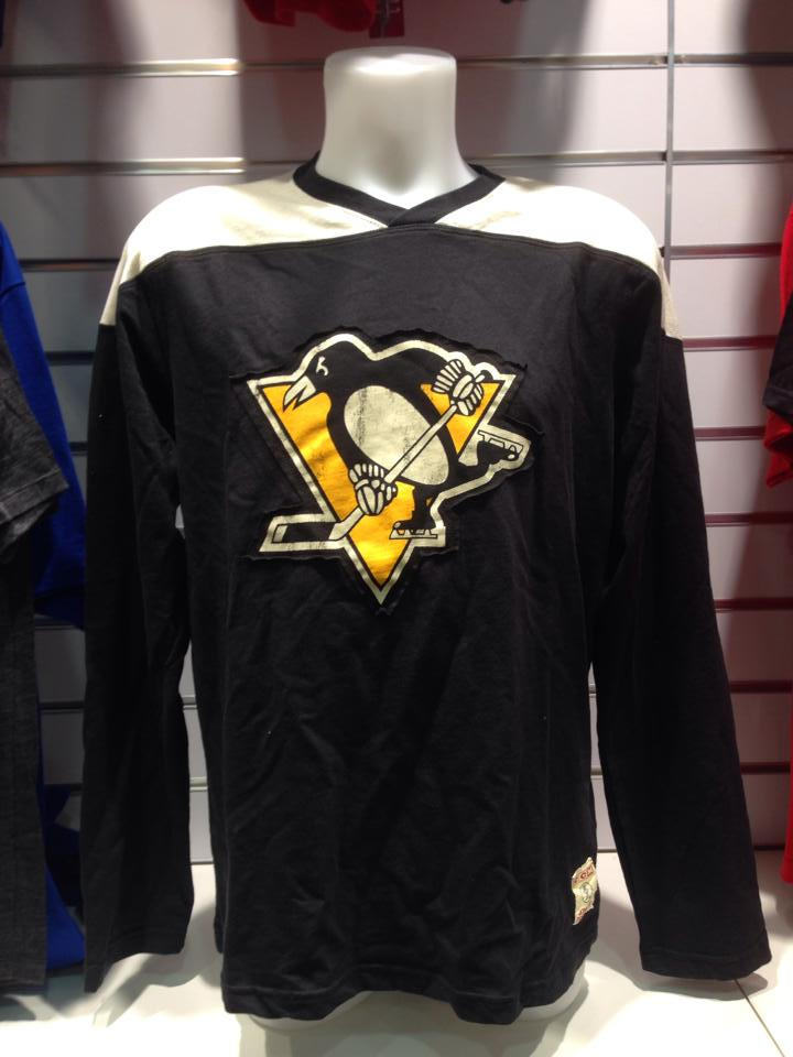 Pittsburgh Penguins pánské tričko s dlouhým rukávem Long Sleeve Crew 15