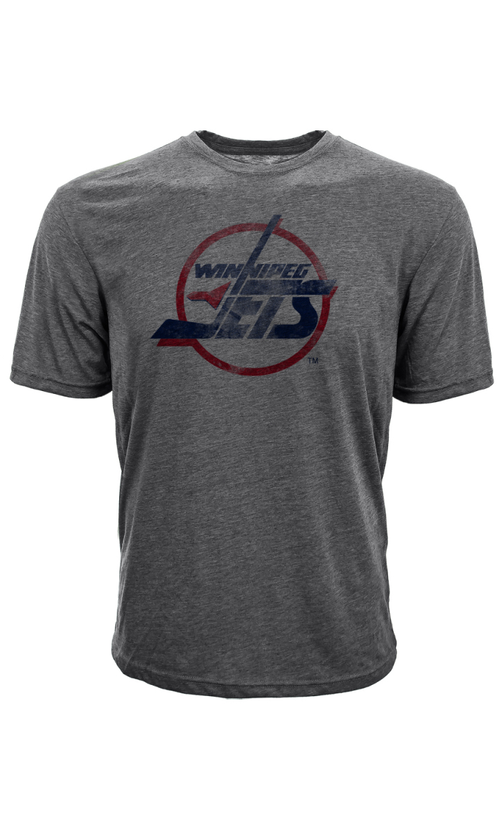 Winnipeg Jets pánské tričko grey Retro Tee