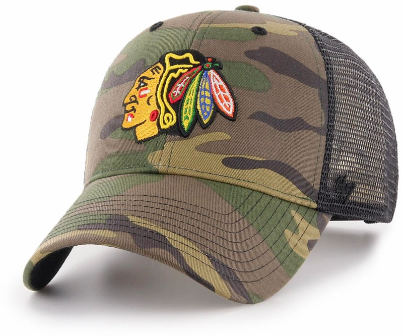 Chicago Blackhawks čepice baseballová kšiltovka Camo Branson ´47 MVP