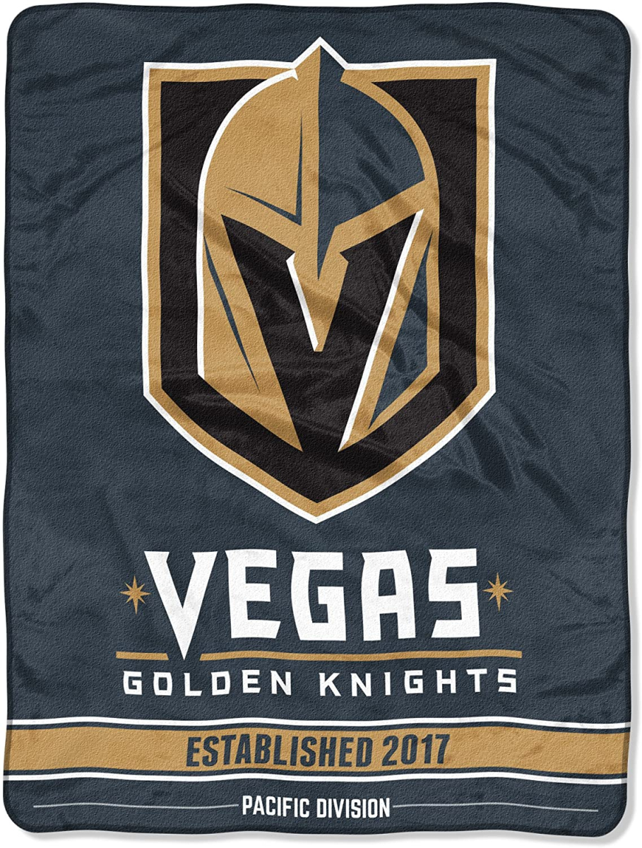 Vegas Golden Knights deka Plush Micro Throw Logo
