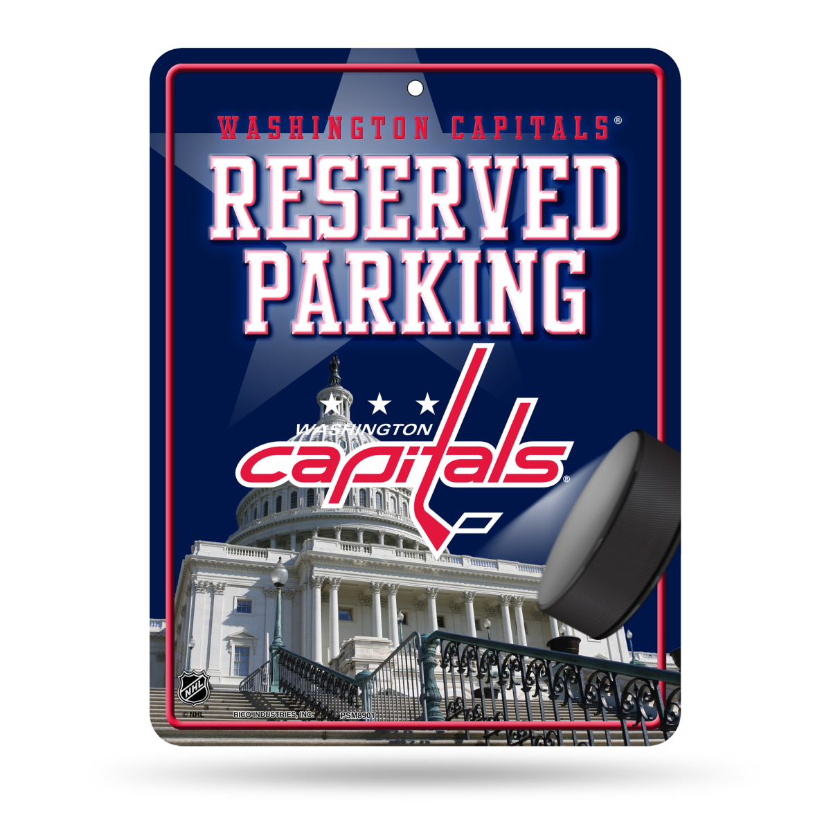 Washington Capitals cedule na zeď Auto Reserved Parking