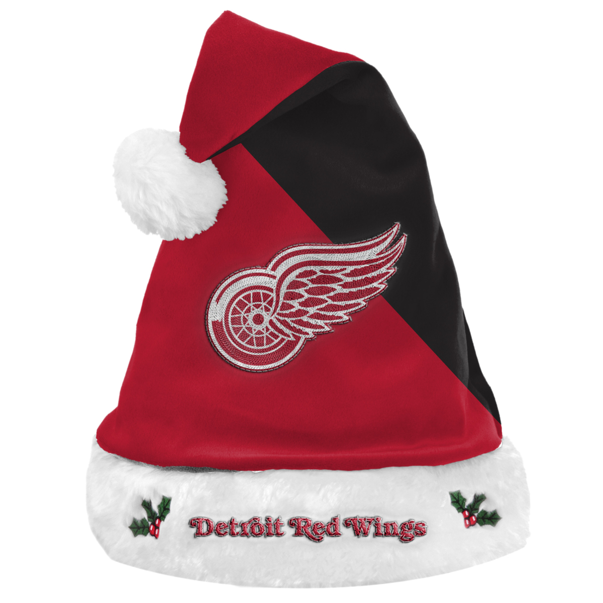 Detroit Red Wings zimní čepice foco colorblock santa hat