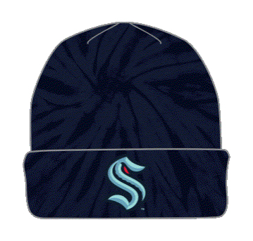 Seattle Kraken dětská zimní čepice Tie Dye Knit Beanie