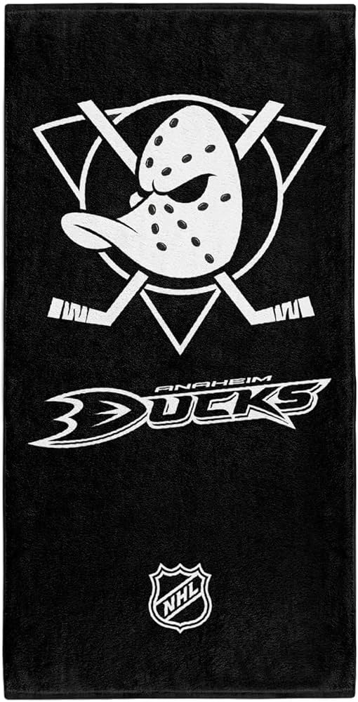 Anaheim Ducks osuška Classic black