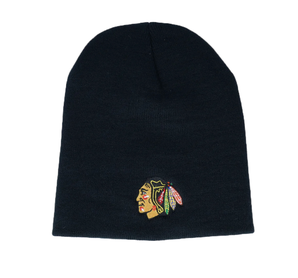 Chicago Blackhawks zimní čepice Cuffless Knit Black