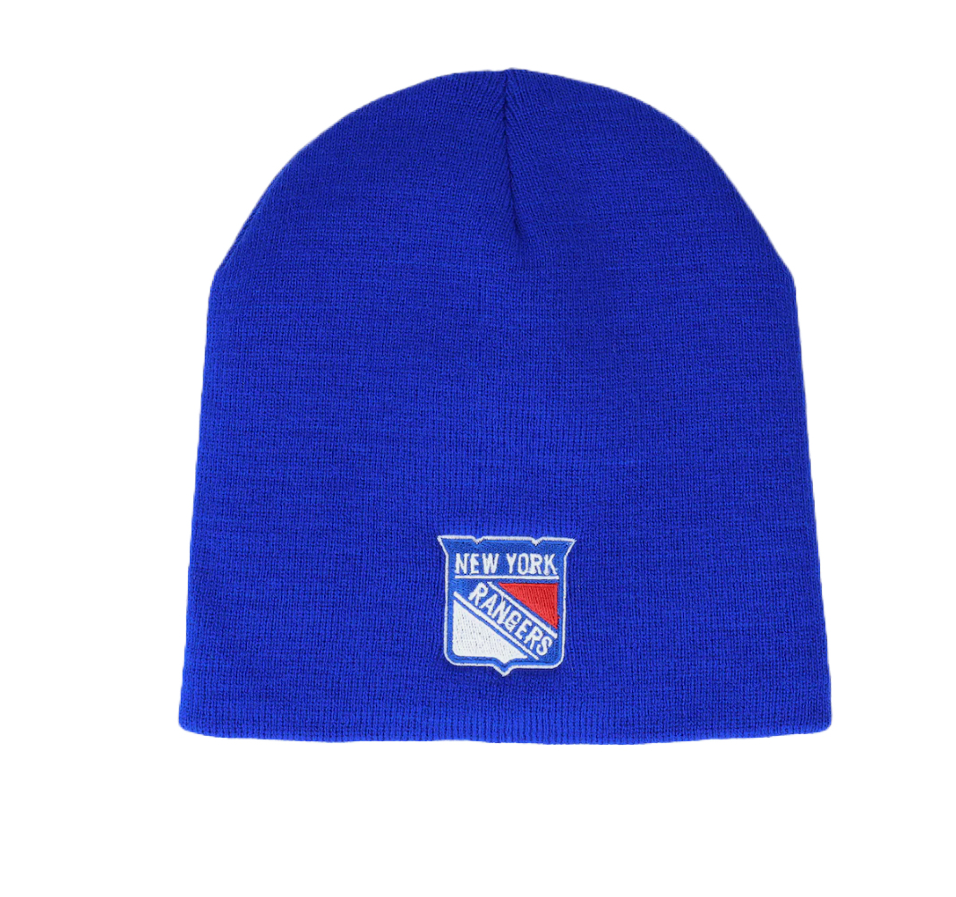 New York Rangers zimní čepice Cuffless Knit Royal