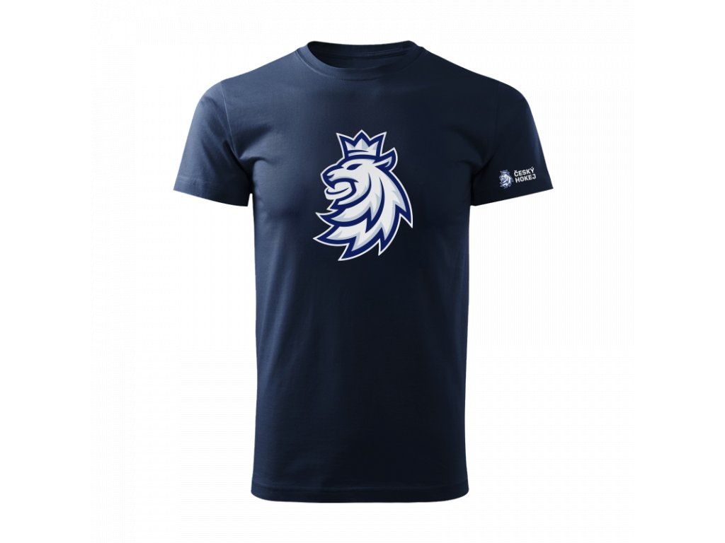 Hokejové reprezentace dětské tričko Czech Republic logo lion navy