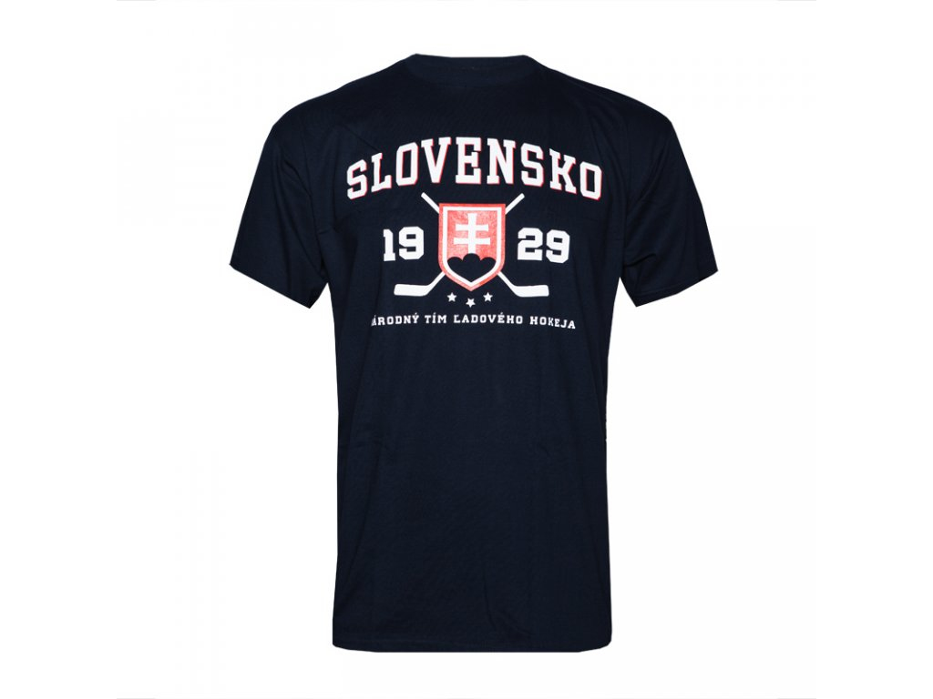 Hokejové reprezentace pánské tričko Slovakia 1929 navy