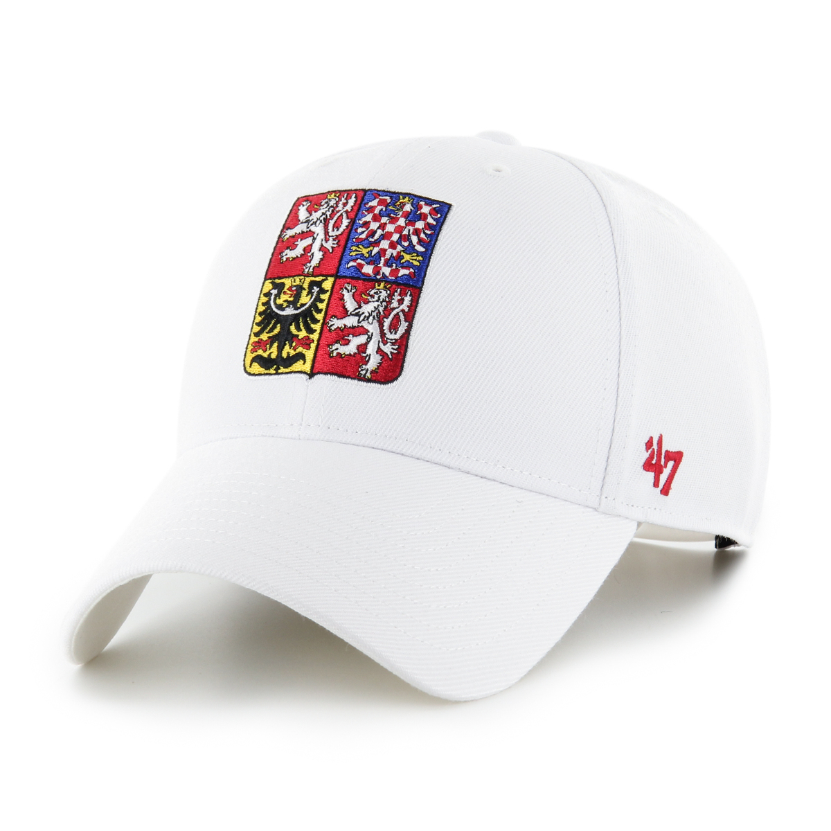 Hokejové reprezentace čepice baseballová kšiltovka Czech Republic 47 MVP SNAPBACK White