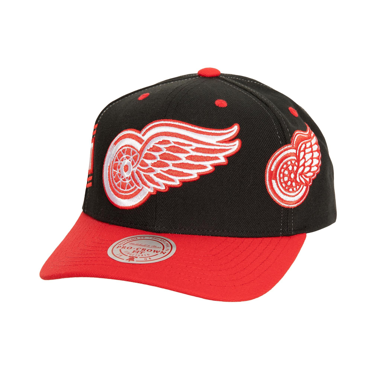 Detroit Red Wings čepice flat kšiltovka Overbite Pro Snapback Vntg
