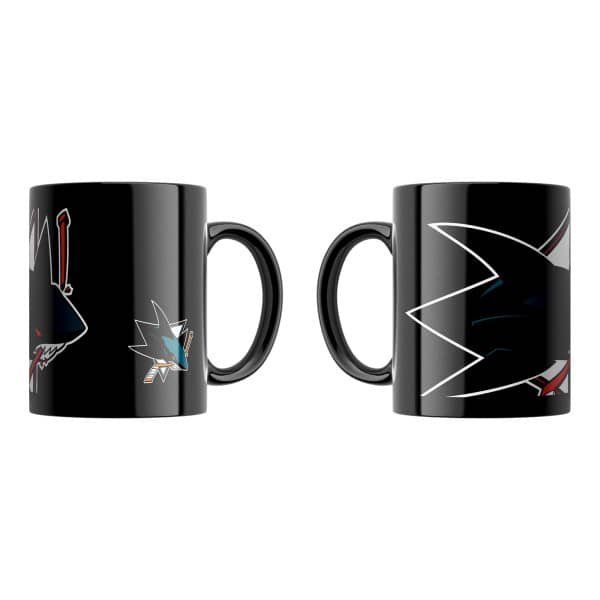 San Jose Sharks hrníček Oversized Logo NHL (330 ml)