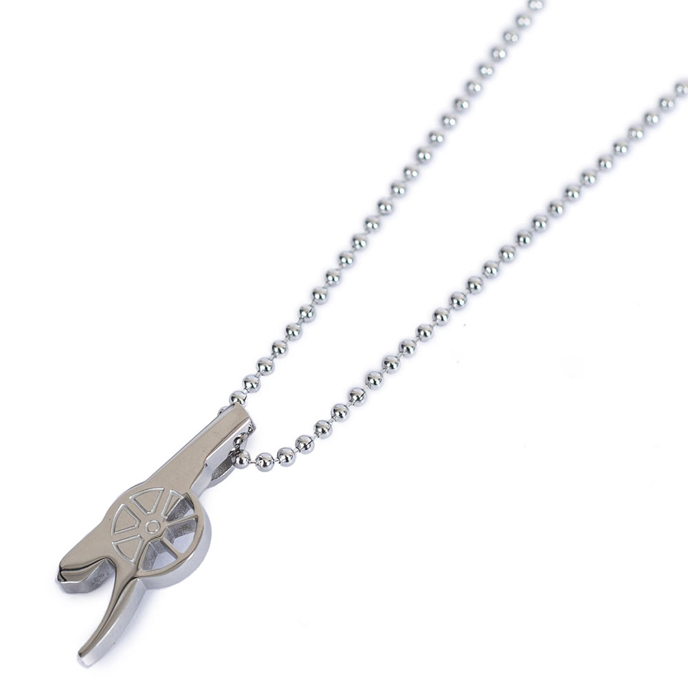 FC Arsenal řetízek na krk s přívěškem Stainless Steel Cannon Pendant & Chain