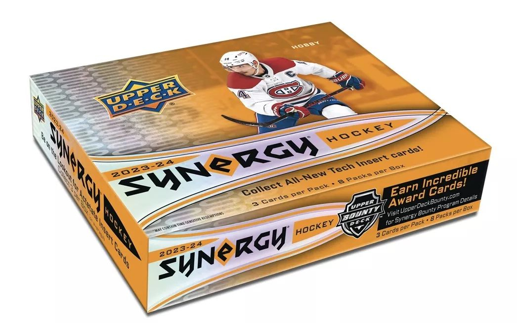 NHL boxy hokejové karty NHL 2023-24 Upper Deck Synergy Hobby Box