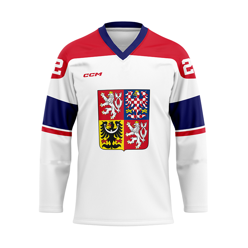 Hokejové reprezentace hokejový dres Dominik Kubalík #81 CCM Czech republic - white