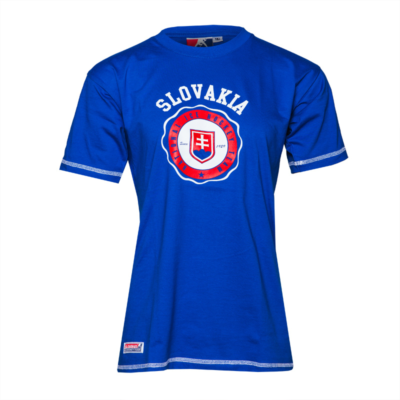 Hokejové reprezentace dětské tričko Stamp Royal blue