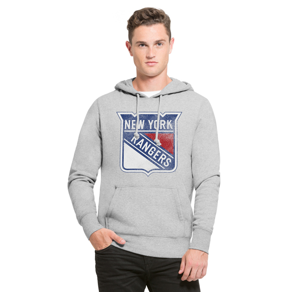 New York Rangers pánská mikina s kapucí Knockaround Headline