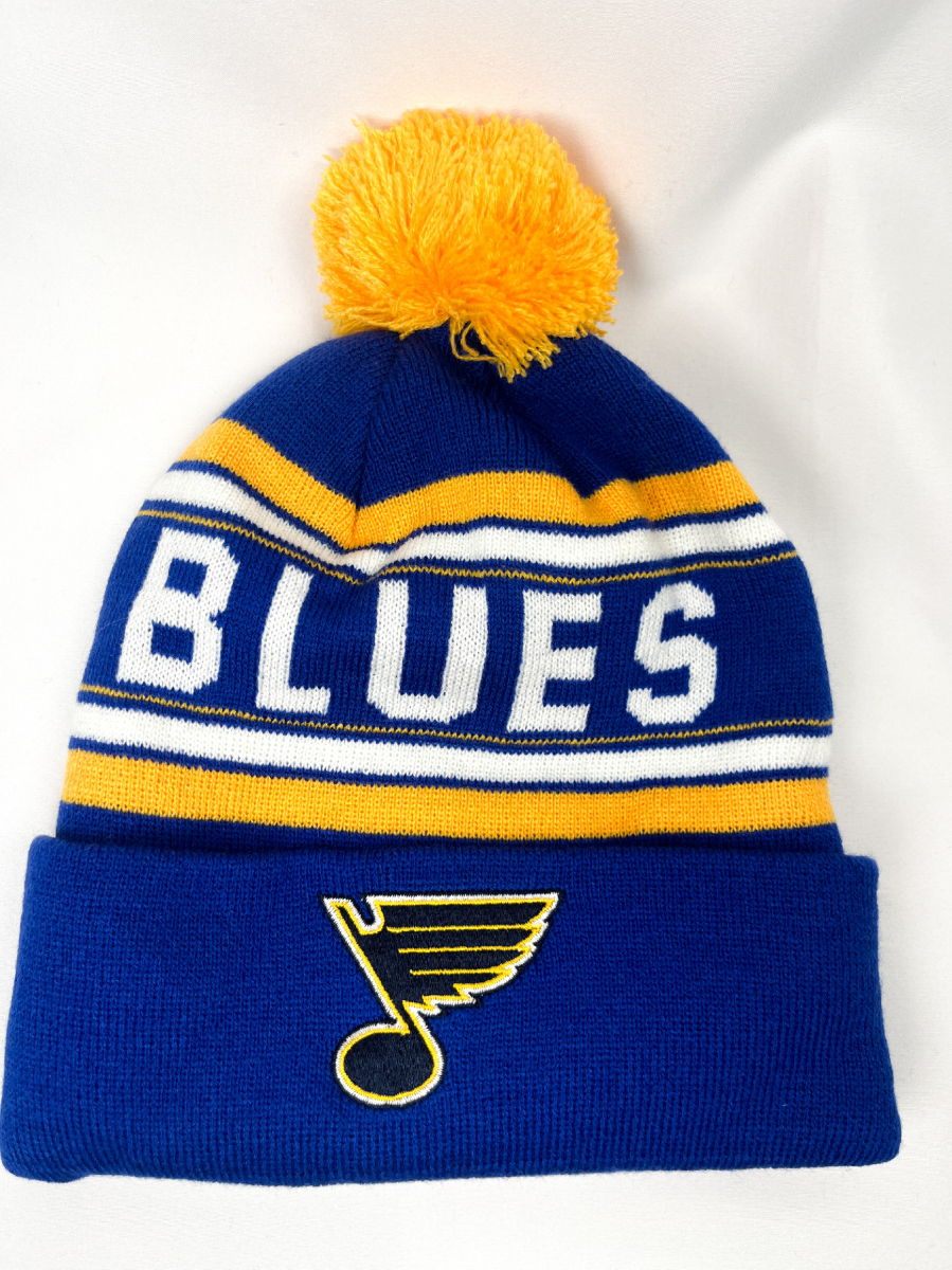 St. Louis Blues dětská zimní čepice Jacquard Cuffed Knit With Pom