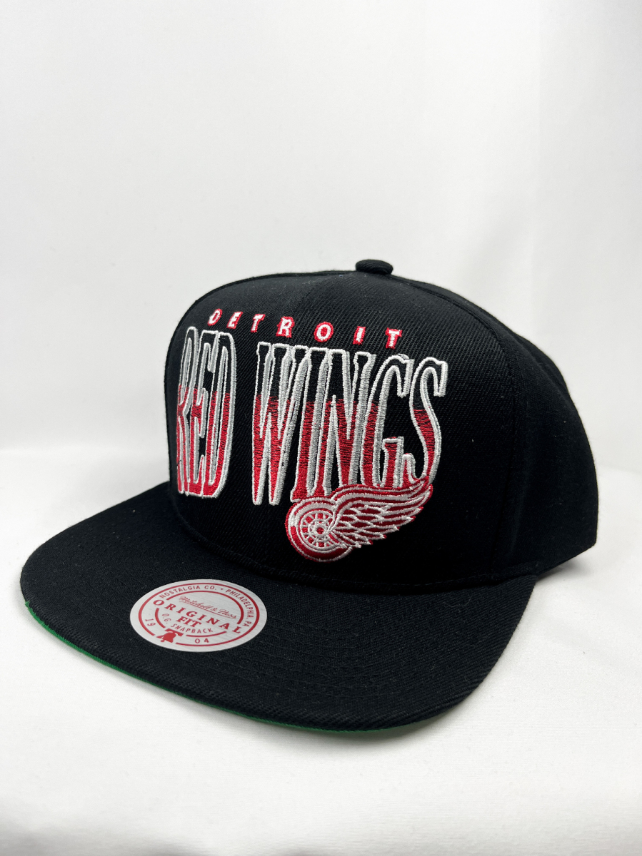 Detroit Red Wings čepice flat kšiltovka Line Work Snapback Vntg