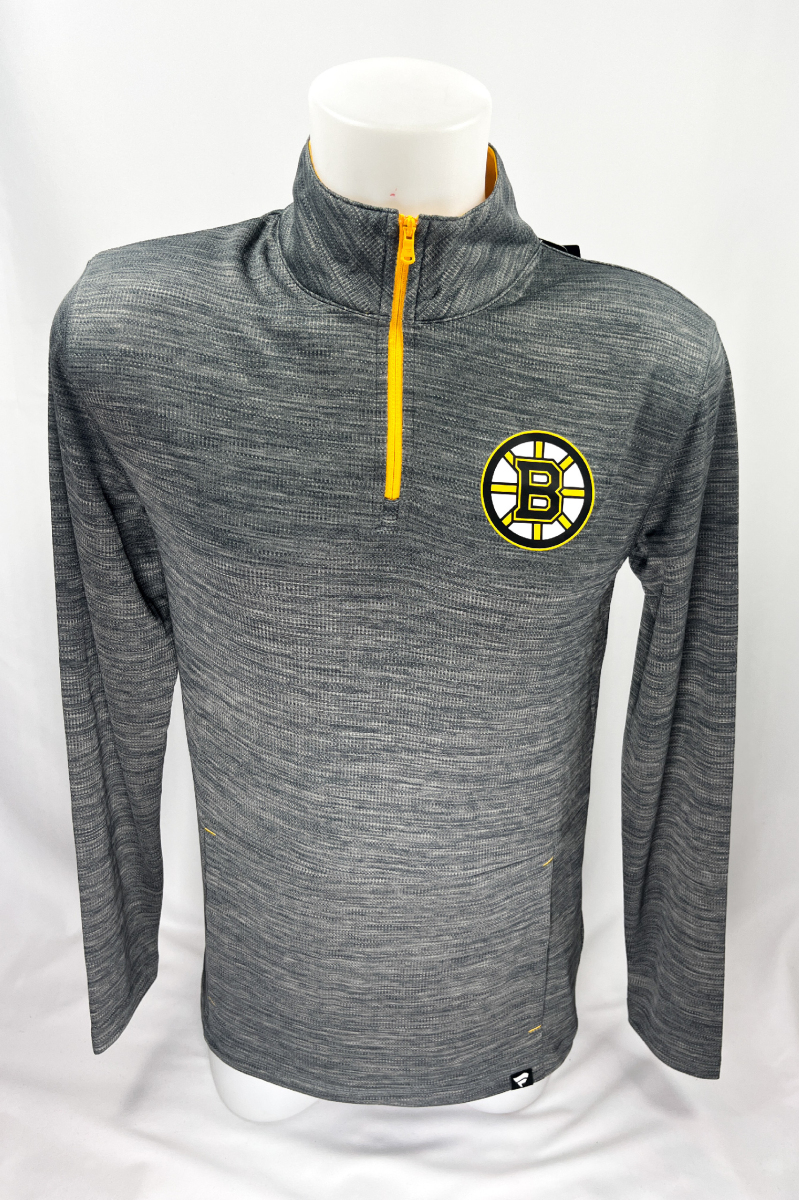 Boston Bruins pánská mikina Quarter Zip