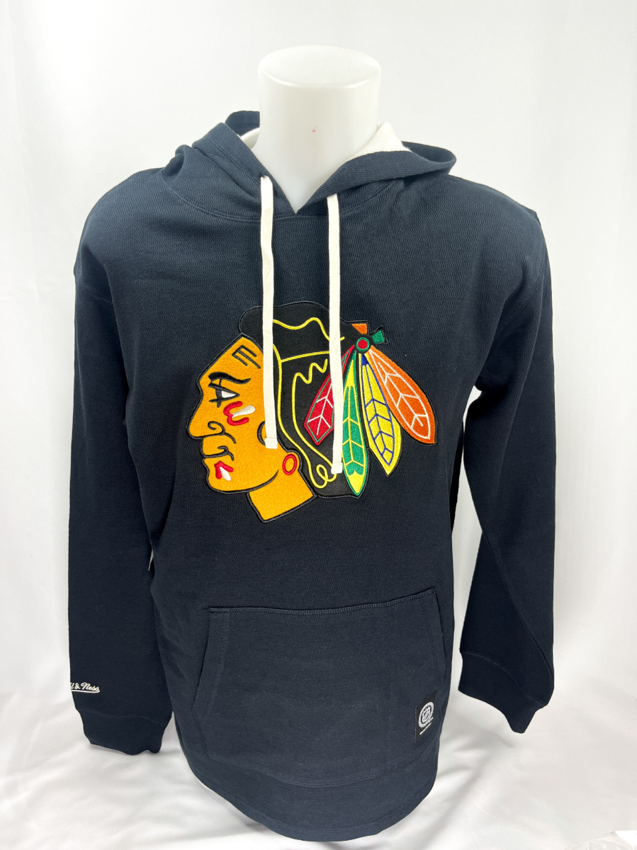 Chicago Blackhawks pánská mikina s kapucí Thermal Lightweight Hoodie Current Logo