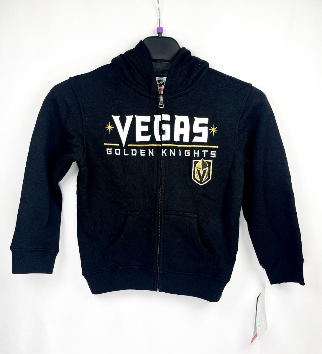 Vegas Golden Knights dětská mikina s kapucí Stated Full Zip Hoodie