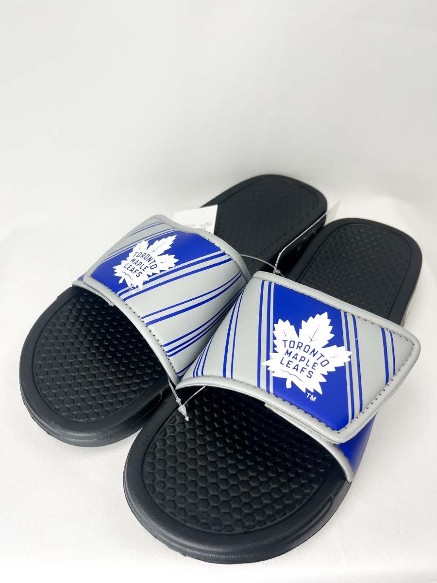 Toronto Maple Leafs pánské pantofle Legacy Velcro Sport Slide Slipper