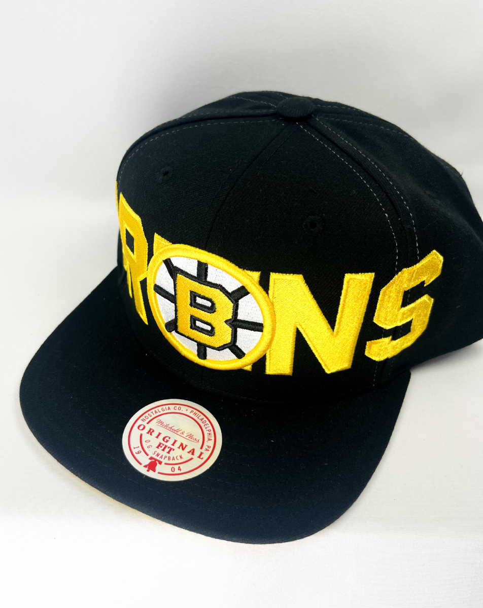 Boston Bruins čepice flat kšiltovka Full Frontal Snapback Vntg