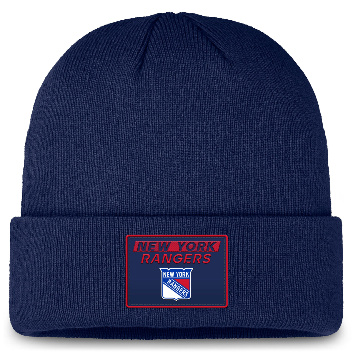 New York Rangers zimní čepice Authentic Pro Rink Prime Cuffed Beanie