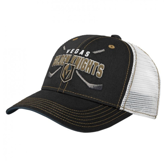 Vegas Golden Knights čepice baseballová kšiltovka Lockup Meshback Adjustable