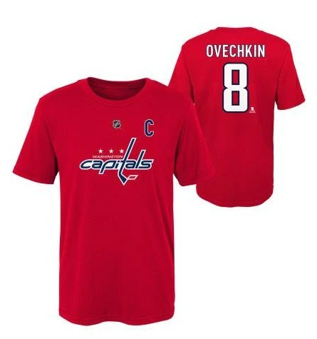 Washington Capitals dětské tričko Alexandr Ovechkin #8 Flat Captains N&N Ctn Tee