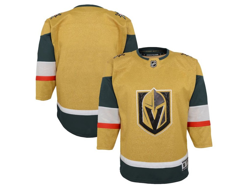 Vegas Golden Knights dětský hokejový dres Premier Home gold