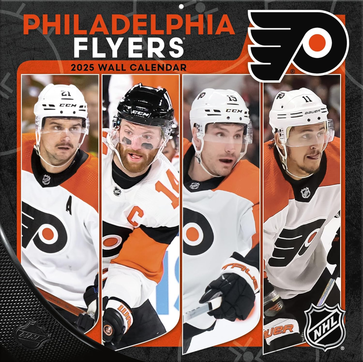 Philadelphia Flyers kalendář 2025 Wall Calendar
