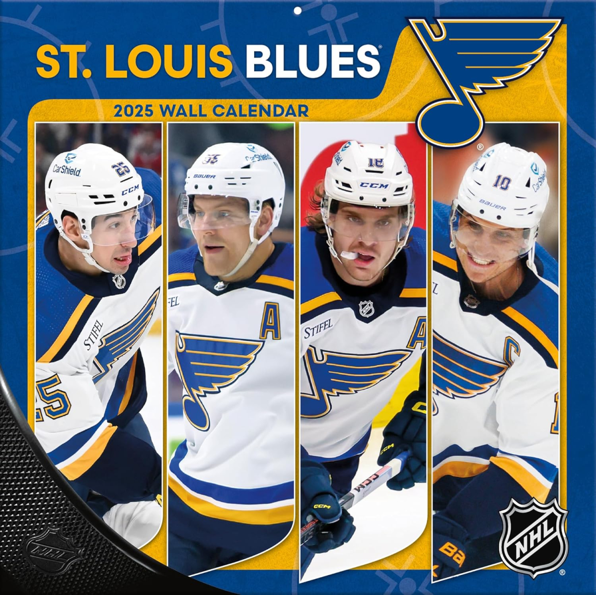 St. Louis Blues kalendář 2025 Wall Calendar