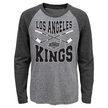 Los Angeles Kings dětské tričko s dlouhým rukávem Cross Stick Ls Triblend Raglan
