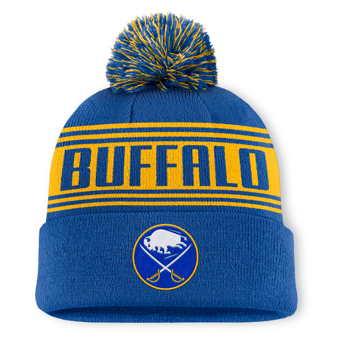 Buffalo Sabres zimní čepice A/CAP Beanie Cuff W/Pom