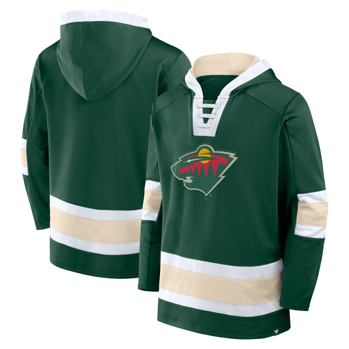 Minnesota Wild pánská mikina s kapucí Mens Laced Hockey