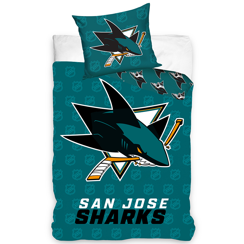 San Jose Sharks povlečení na jednu postel Shield 2