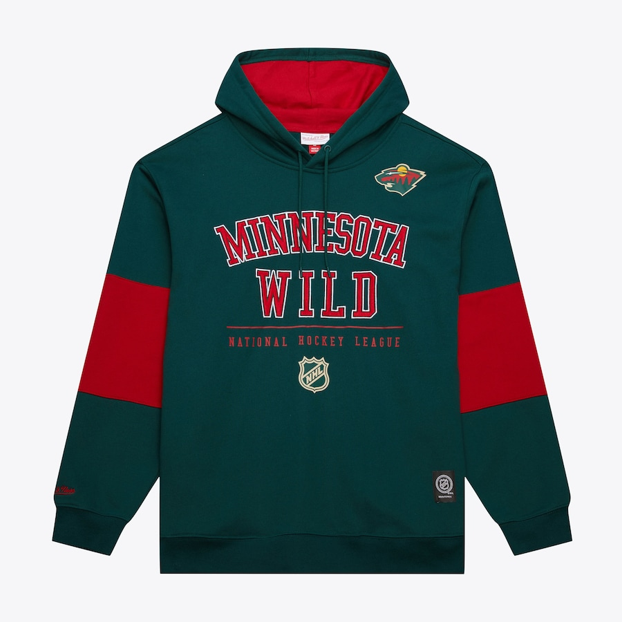 Minnesota Wild pánská mikina s kapucí Retro Fleece Current Logo