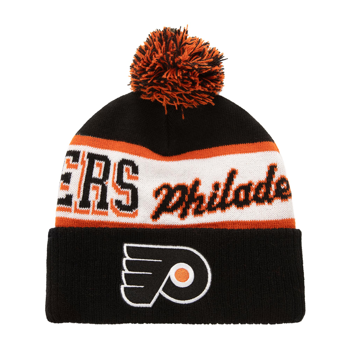 Philadelphia Flyers zimní čepice Block Sweep Pom Knit
