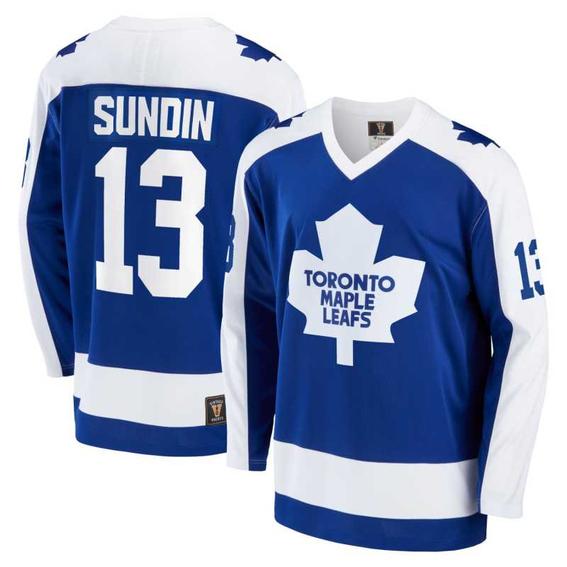 Toronto Maple Leafs hokejový dres #13 Mats Sundin Premier Breakaway Vintage