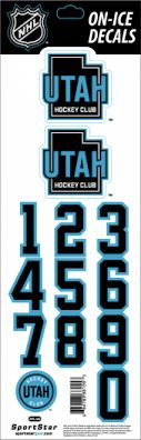 Utah Hockey Club samolepky na helmu Decals
