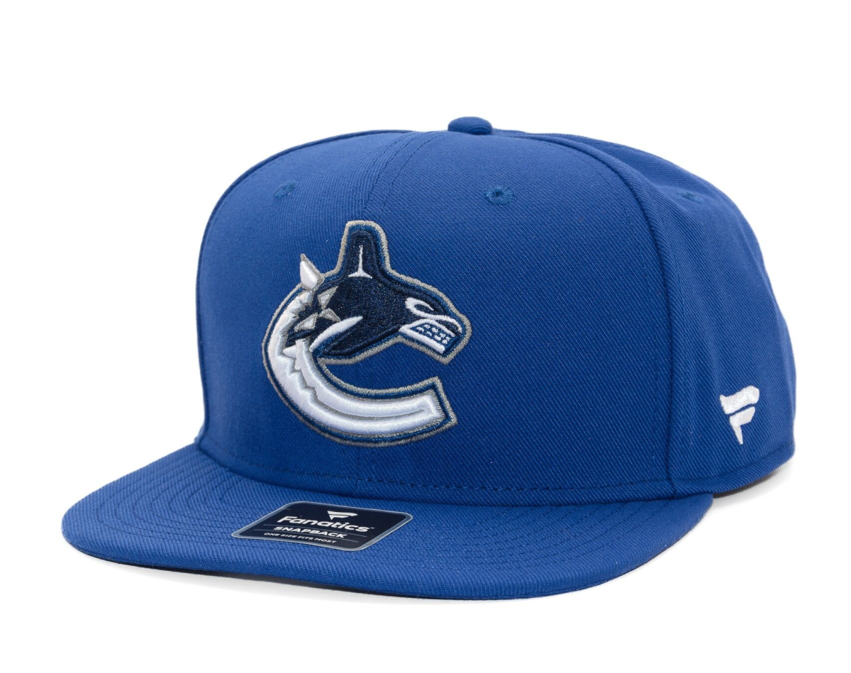 Vancouver Canucks čepice flat kšiltovka A/CAP Structured Mid Crown Adjujtable Square Visor Snapback