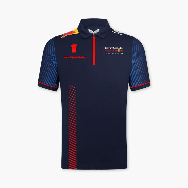 Red Bull Racing pánské polo tričko Max Verstappen official navy F1 Team 2023