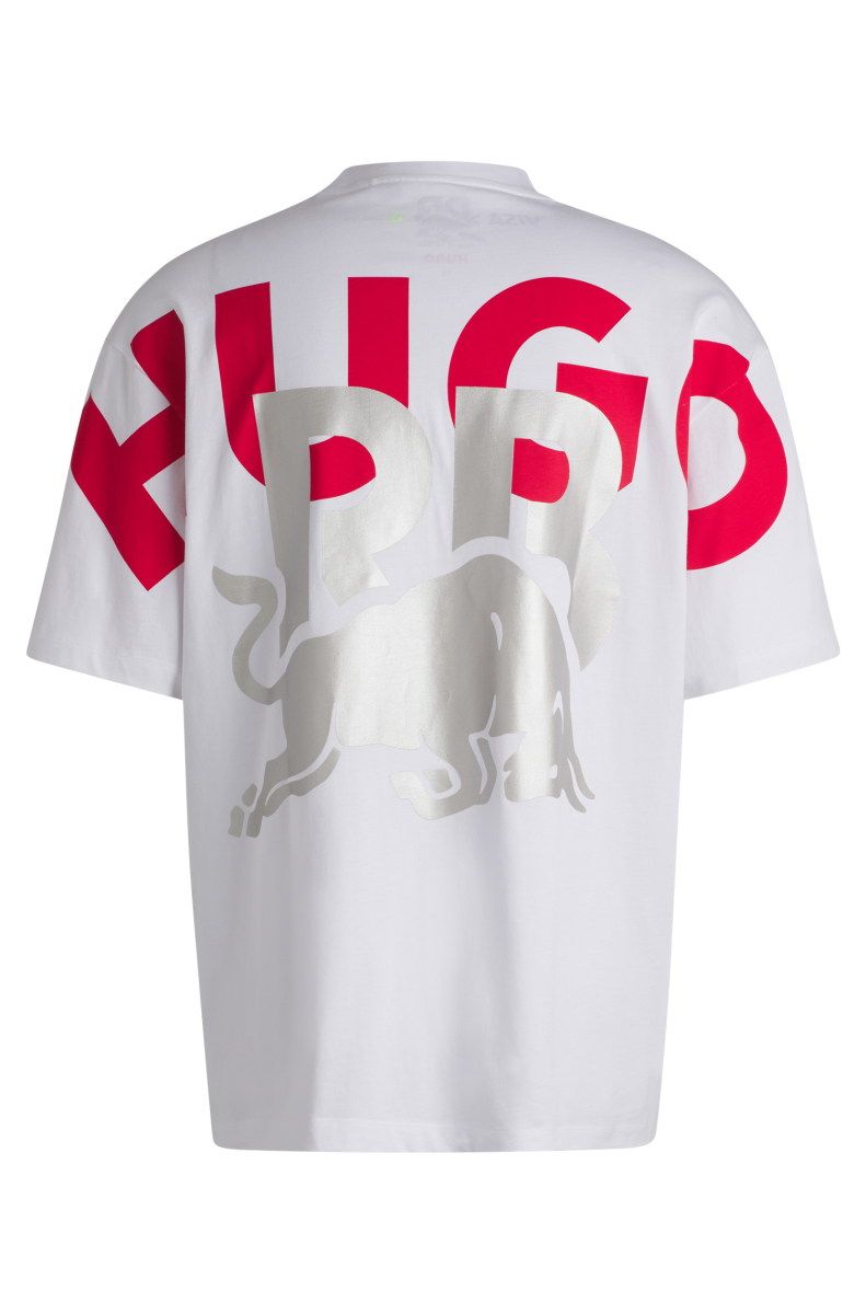 Visa Cash App RB pánské tričko Hugo oversize white F1 Team 2024